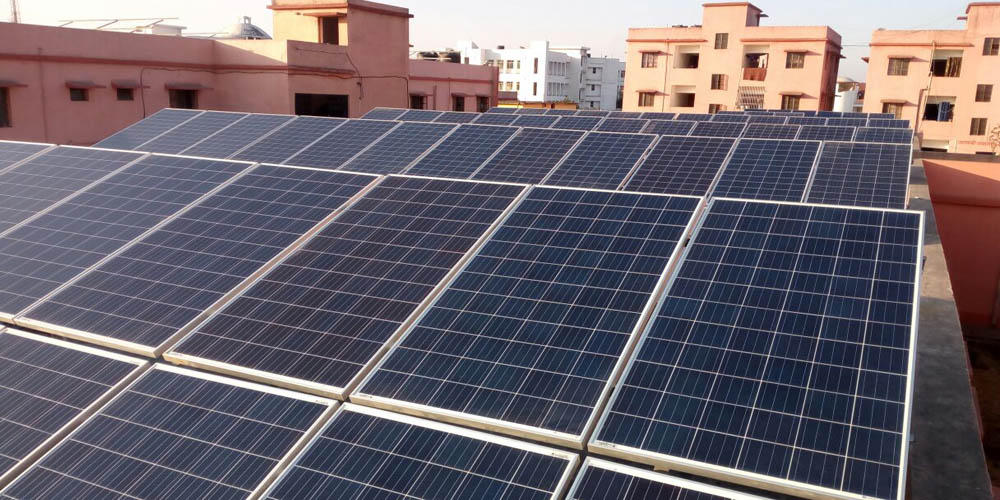100 kWp solar plant at Sadar Hospital, Ramgarh, Jharkhand
